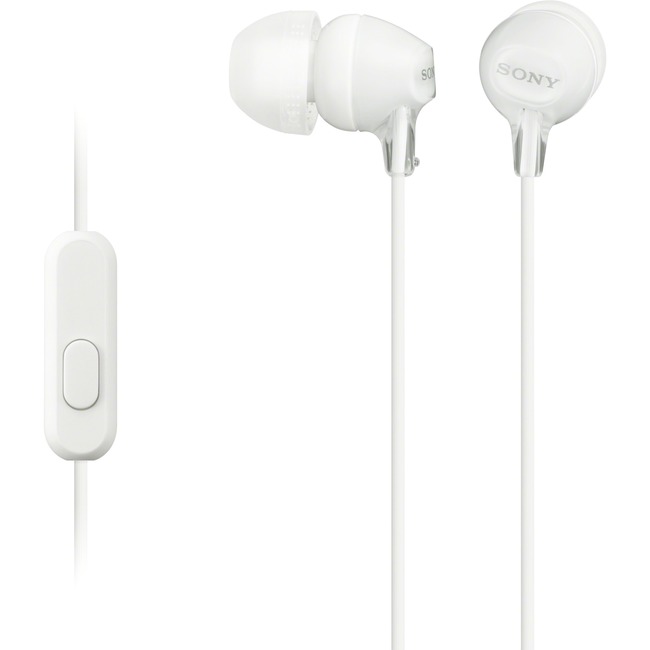 Sony Fashion Color EX Earbud Headset MDREX15APW MDR-EX15AP/W