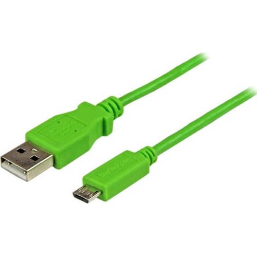 StarTech.com Micro-USB Cable - 1m, Green USBAUB1MGN