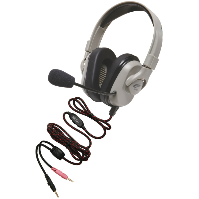 Califone Titanium Headset with Guaranteed for Life Cord HPK-1530