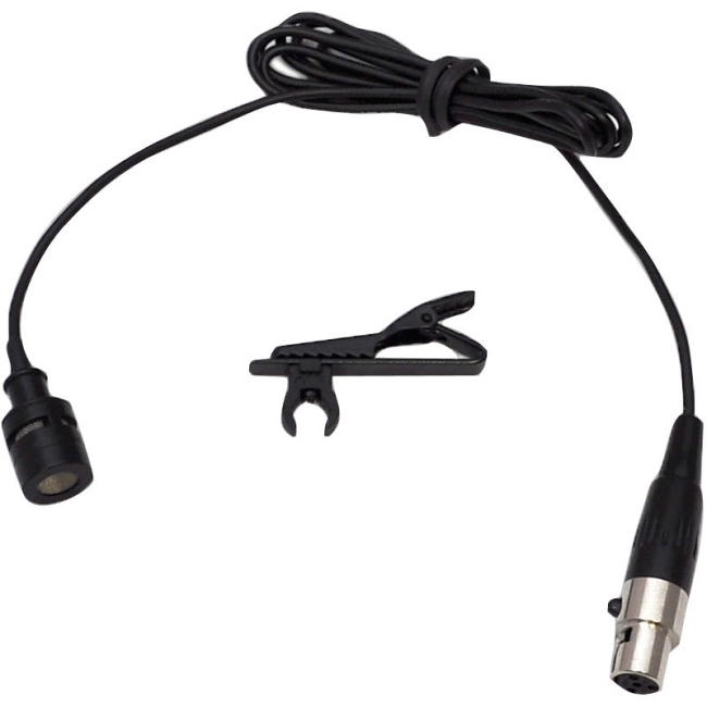 PylePro Wired Lavalier Mini XLR Uni-Directional Microphone (Works with Shure System) PLMS30