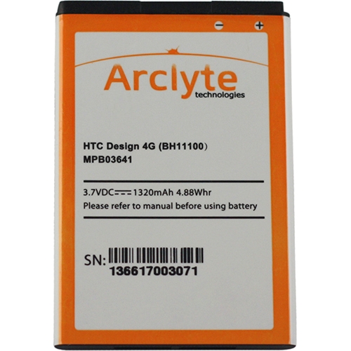 Arclyte Battery for HTC MPB03641