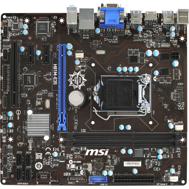 MSI Desktop Motherboard H81M-E35