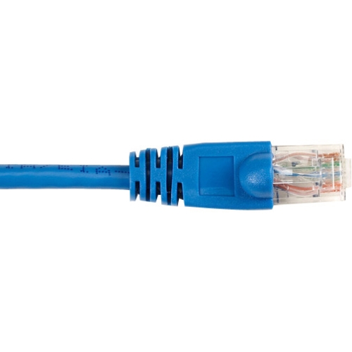 Black Box CAT6 Value Line Patch Cable, Stranded, Blue, 2-ft. (0.6-m), 5-Pack CAT6PC-002-BL-5PAK