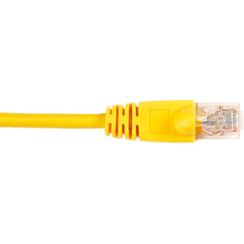 Black Box CAT6 Value Line Patch Cable, Stranded, Yellow, 7-ft. (2.1-m), 10-Pack CAT6PC-007-YL-10PAK
