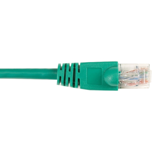 Black Box CAT6 Value Line Patch Cable, Stranded, Green, 15-ft. (4.5-m), 25-Pack CAT6PC-015-GN-25PAK