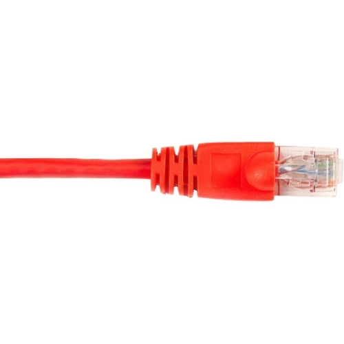 Black Box CAT5e Value Line Patch Cable, Stranded, Red, 4-ft. (1.2-m), 5-Pack CAT5EPC-004-RD-5PAK