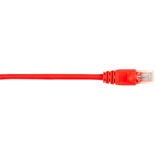 Black Box CAT5e Value Line Patch Cable, Stranded, Red, 5-ft. (1.5-m), 25-Pack CAT5EPC-005-RD-25PAK