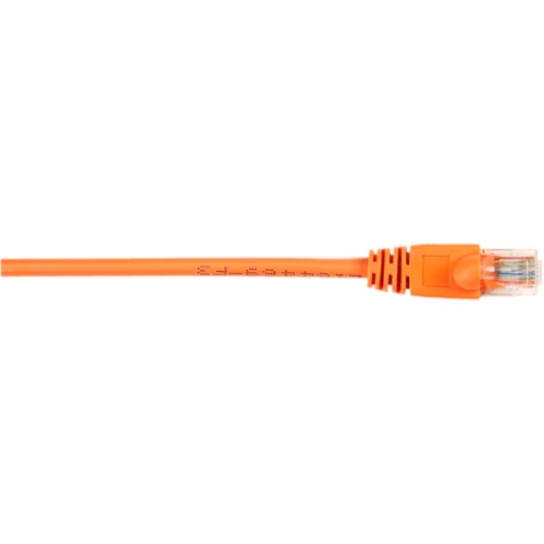 Black Box CAT5e Value Line Patch Cable, Stranded, Orange, 15-ft. (4.5-m), 25-Pack CAT5EPC-015-OR-25PAK