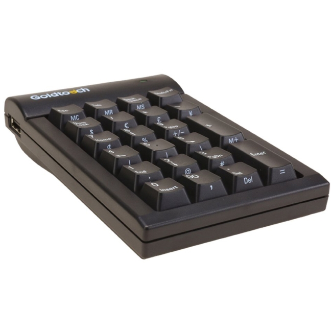 Goldtouch Numeric Keypad USB Black Macintosh by Ergoguys GTC-MACB