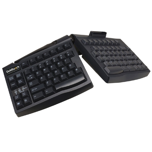 Goldtouch Ergonomic Smart Card Keyboard USB Black by Ergoguys GTS-0077