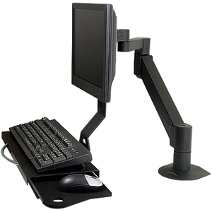 Innovative LCD Data Entry Arm with Flip-up Keyboard 7509-1000HY-124 7509-1000HY