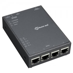 Black Box 4-Port Fast Ethernet Secure Terminal Server LES6044A