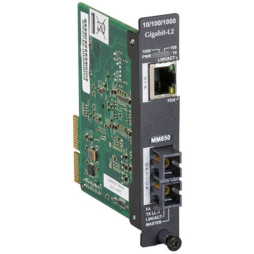 Black Box High-Density Gigabit Ethernet Media Converter LGC5950C-R2