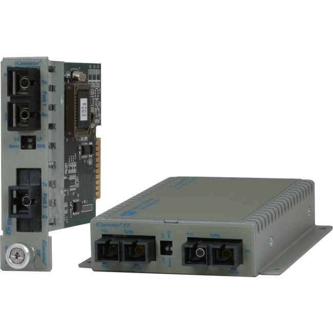 Omnitron iConverter OC12FF Transceiver/Media Converter 8683-1 8683-1-x