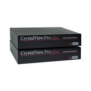 Rose Electronics CrystalView Pro Fiber DVI-USB Multimode Digital KVM Extender CRK1DFMUDVI