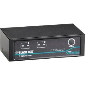 Black Box ServSwitch DT Basic II Kit, 2-Port KV7022A-K KV7022A