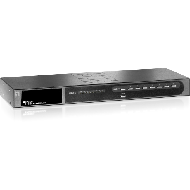 LevelOne ViewCon 8-Port PS2 KVM Switch KVM-0811