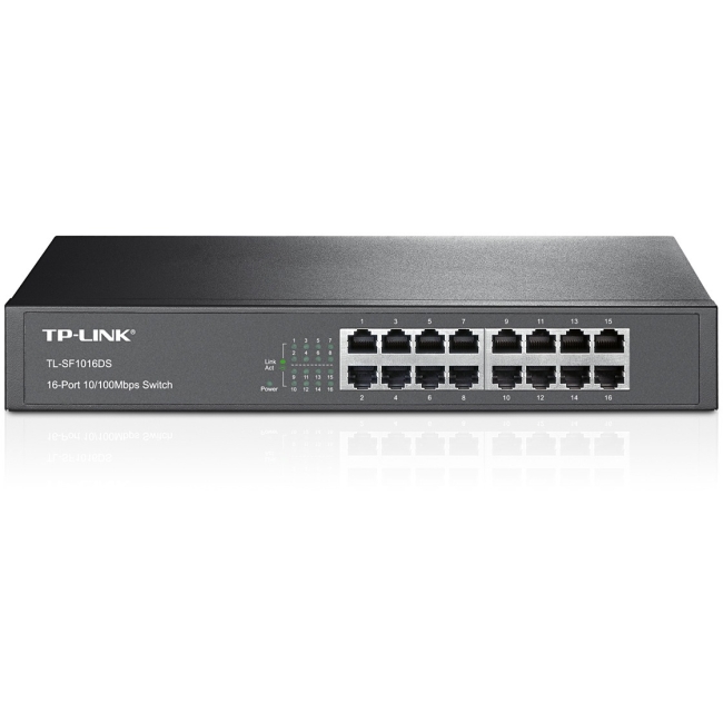 TP-LINK 16-Port 10/100Mbps Switch TL-SF1016DS