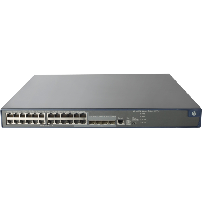 HP TAA-Compliant Switch with 2 Interface Slots JG250A#ABA 5500-24G EI