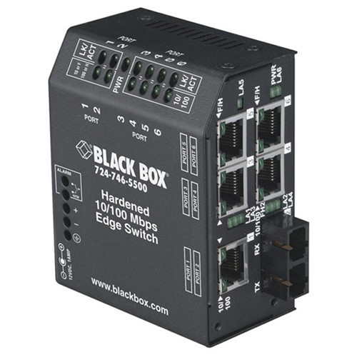 Black Box Hardened Heavy-Duty Edge Switch LBH150A-H-SC