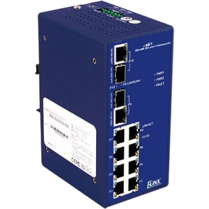 B+B Industrial Gigabit Switch (8 CU, 2 SFP) EIR410-2SFP-T