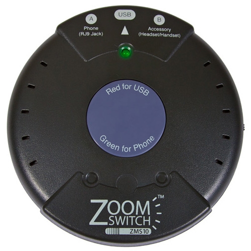 ZoomSwitch Headset Adapter for Phone and PC ZMS10-C ZMS10