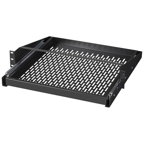 Black Box Rackmount Vented Sliding Rack Shelf RMTS06B