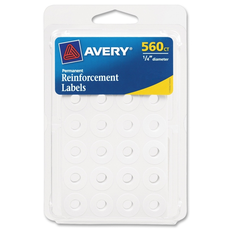 Avery Permanent Reinforcement Label 06734 AVE06734