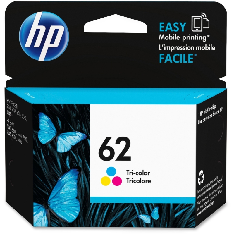 HP Tri-color Original Ink Cartridge C2P06AN#140 62