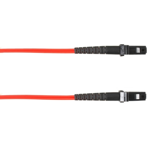 Black Box 15-m, MTRJ - MTRJ, 62.5-Micron, Multimode, PVC, Red Fiber Optic Cable FOCMR62-015M-MTMT-RD
