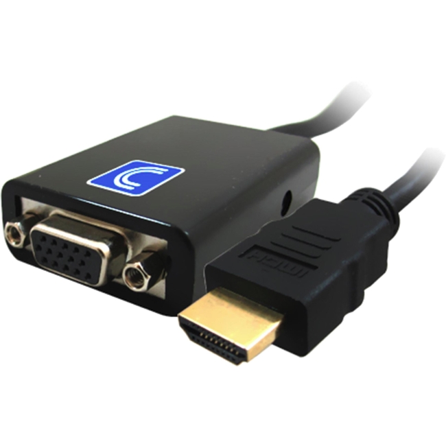 Comprehensive HDMI A Male to VGA Female with Audio Converter HDAM-VGAF