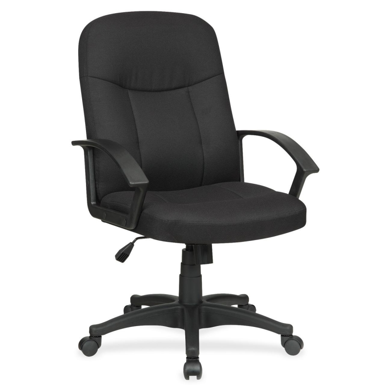Lorell Executive Fabric Mid-Back Chair 84552 LLR84552