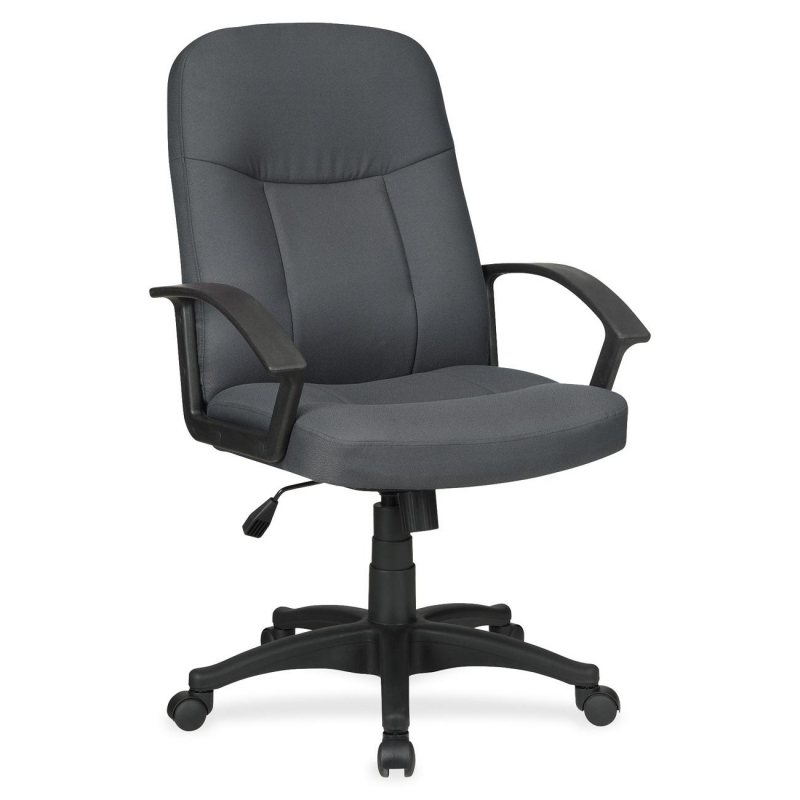 Lorell Executive Fabric Mid-Back Chair 84554 LLR84554