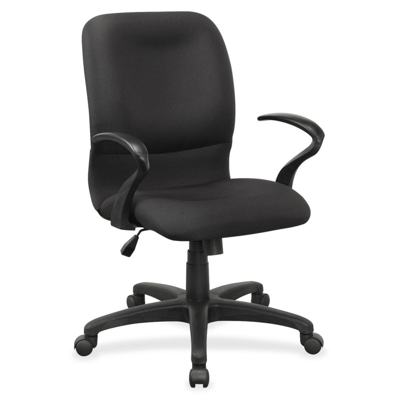 Lorell Executive Mid-Back Fabric Contour Chair 84579 LLR84579