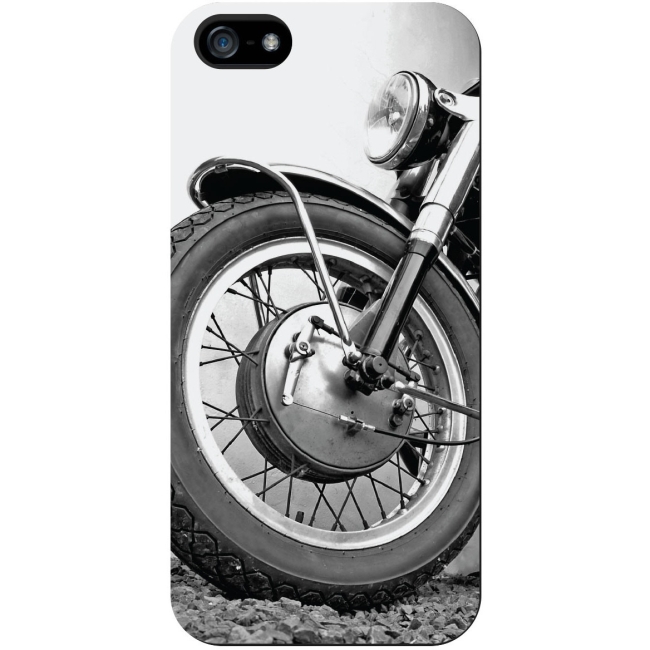 OTM iPhone 5 Black Matte Case Rugged Collection, Motorcycle IP5V1BM-RGD-03