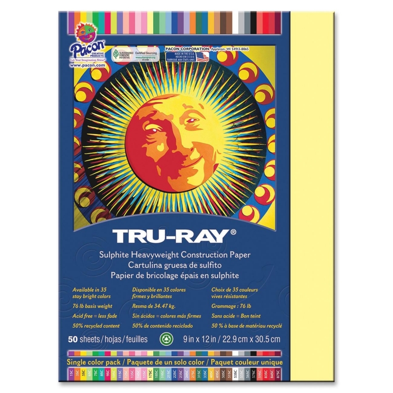 Tru-Ray Sulphite Construction Paper 103014 PAC103014