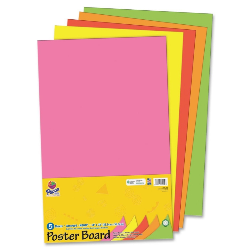 Pacon Half-size Sheet Poster Board 5444 PAC5444