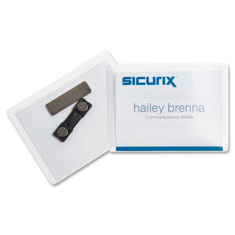 Baumgartens Sicurix Magnetic Style Name Badge 67665 BAU67665