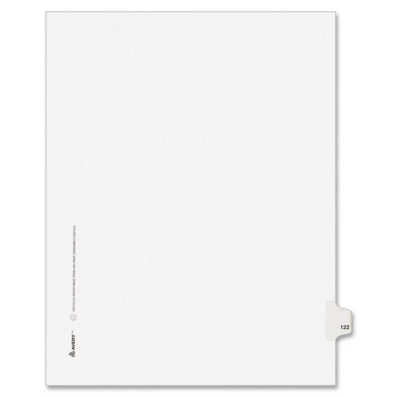 Avery Individual Legal Dividers 1122 AVE01122