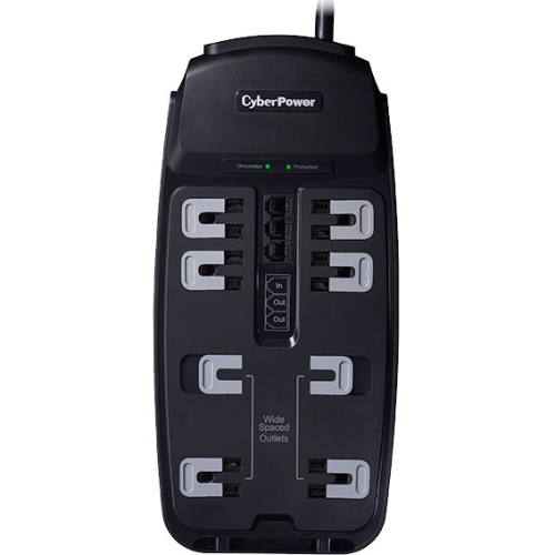 CyberPower Professional TAA Compliant Surge with 8 Outlets, 2250J, and RJ11 CSP806TTAA