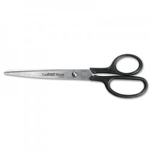Westcott Straight Contract Scissors, 8" Long, Black ACM10572 10572