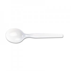 Dixie Plastic Cutlery, Heavy Mediumweight Soup Spoon, 1000 per Carton DXESM207CT SM207