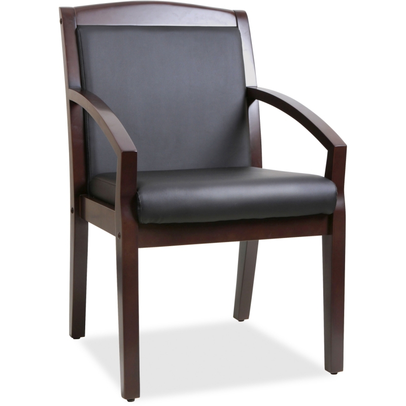Lorell Sloping Arms Wood Guest Chair 20015 LLR20015