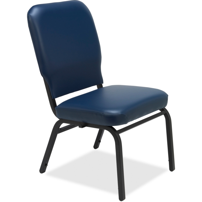 Lorell Vinyl Back/Seat Oversized Stack Chairs 59595 LLR59595