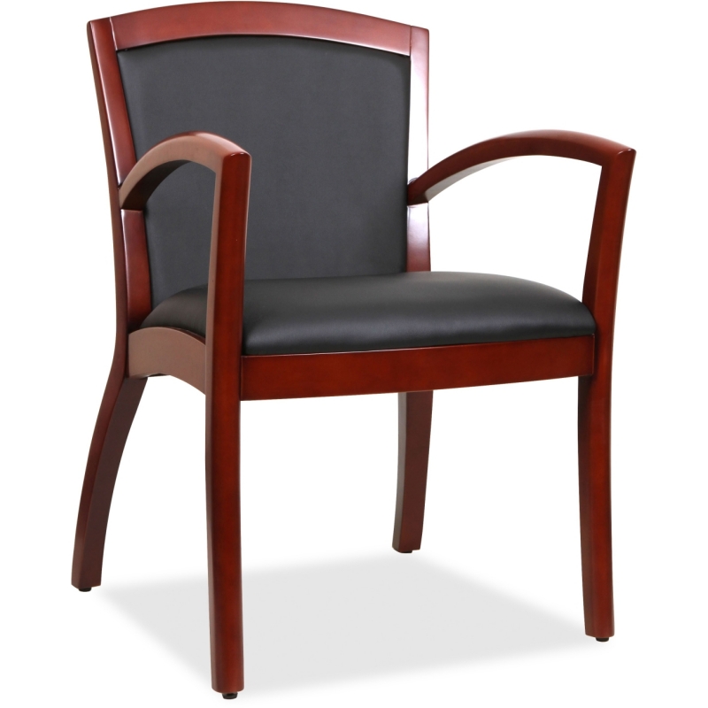 Lorell Arched Arms Wood Guest Chair 20010 LLR20010