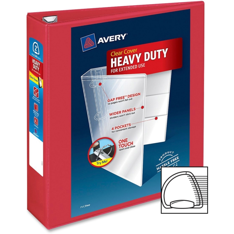 Avery Heavy-Duty EZD Ring Reference View Binders 79225 AVE79225