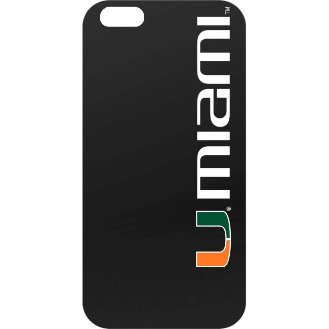 OTM iPhone 6 Black Matte Classic Case University of Miami IPH6CV1BM-MIA
