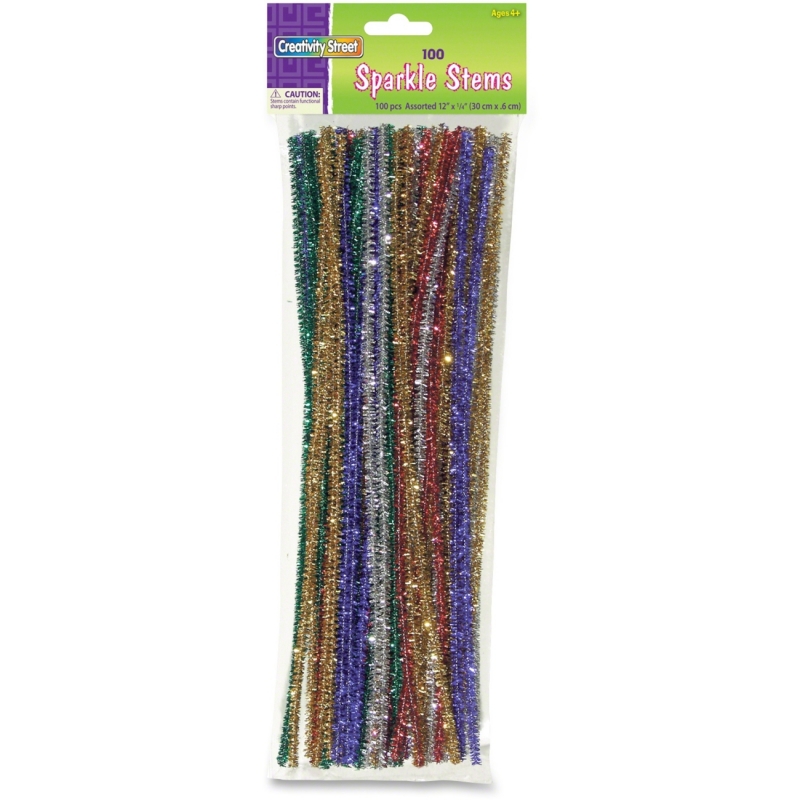 ChenilleKraft Jumbo Sparkly Stem Pipe Cleaners 9116-01 CKC911601