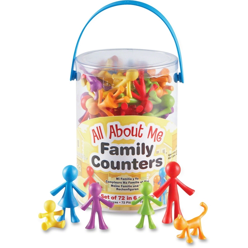Learning Resources All About Me Family Counters Set LER3372 LRNLER3372
