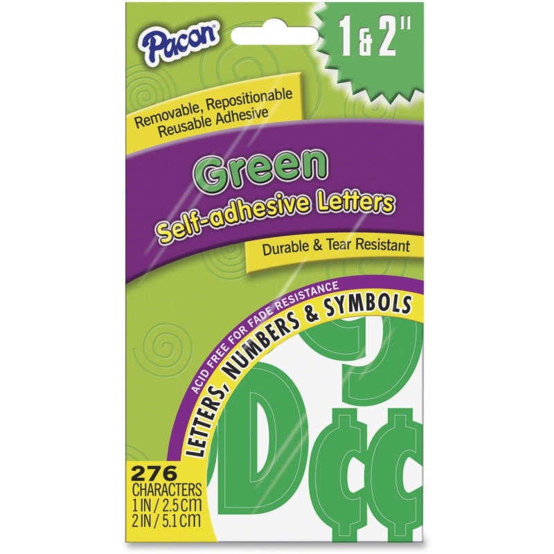 Pacon Reusable Self-Adhesive Letters 51661 PAC51661